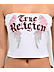 True Religion Crystal Wing White Tube Top - Thumbnail image 3 of 4