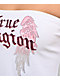 True Religion Crystal Wing White Tube Top - Thumbnail image 4 of 4