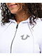 True Religion Crystal Wing White Zip Hoodie - Thumbnail image 3 of 4