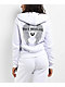 True Religion Crystal Wing White Zip Hoodie - Thumbnail image 1 of 4