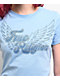True Religion Crystal Wings Blue Crop T-Shirt - Thumbnail image 3 of 4