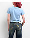 True Religion Crystal Wings Blue Crop T-Shirt - Thumbnail image 2 of 4