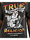 True Religion Distressed TR Logo Black Wash T-Shirt - Thumbnail image 2 of 2