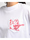 True Religion Embroidered Buddha White Crop T-Shirt - Thumbnail image 3 of 3