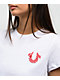True Religion Embroidered Horseshoe White T-Shirt - Thumbnail image 3 of 3
