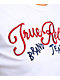 True Religion Embroidered Logo White Crop T-Shirt - Thumbnail image 3 of 3