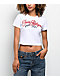 True Religion Embroidered Logo White Crop T-Shirt - Thumbnail image 1 of 3