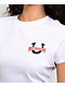 True Religion Embroidered Logo White Crop T-Shirt - Thumbnail image 4 of 4