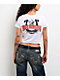 True Religion Embroidered Logo White Crop T-Shirt - Thumbnail image 1 of 4