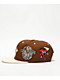 True Religion Embroidered Multi Logo Muse Dark Brown Snapback Hat - Thumbnail image 5 of 5