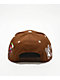 True Religion Embroidered Multi Logo Muse Dark Brown Snapback Hat - Thumbnail image 2 of 5