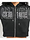 True Religion Embroidered Shrunken Black Crop Zip Hoodie - Thumbnail image 3 of 4