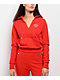 True Religion Embroidered Terry V Notch Scarlet Hoodie - Thumbnail image 2 of 4