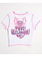 True Religion Flatlock Winged Crystal Logo White Crop T-Shirt - Thumbnail image 5 of 7