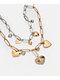 True Religion Heart Toggle Gold & Silver Necklace - Thumbnail image 2 of 2