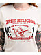 True Religion Heritage Burnout White Crop T-Shirt - Thumbnail image 2 of 2