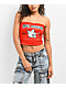 True Religion Heritage Red Tube Top - Thumbnail image 1 of 3