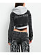 True Religion Hooded Combo Silver Sun Crop Jacket - Thumbnail image 1 of 8