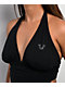 True Religion Horseshoe Black Bandeau Halter Top - Thumbnail image 3 of 5