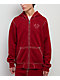 True Religion Horseshoe Embroidered Red Zip Hoodie - Thumbnail image 2 of 7