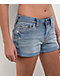 True Religion Jennie Big T Flax Flower Shorts - Thumbnail image 6 of 6