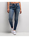 True Religion Jennie Super T Curvy Wave Lily Mid Rise Skinny Jeans - Thumbnail image 2 of 5