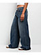 True Religion Jessie Embroidered Blue Wash Super Baggy Jeans - Thumbnail image 7 of 7