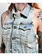 True Religion Jimmy Frayed La Jolla Crop Vest - Thumbnail image 3 of 4