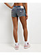 True Religion Joey Flap Floral Dream Blue Wash Low Rise Shorts - Thumbnail image 1 of 4