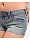 True Religion Joey Wing Big T Flap Blue Wash Shorts - Thumbnail image 7 of 7