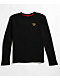 True Religion Kids Drip Black Thermal Long Sleeve T-Shirt - Thumbnail image 1 of 3