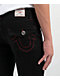 True Religion Kids Ricky Black & Red Relaxed Straight Leg Jeans - Thumbnail image 3 of 7