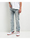 True Religion Kids Ricky Light Blue Relaxed Straight Leg Denim Jeans - Thumbnail image 2 of 7
