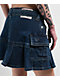 True Religion La Serena Belted Denim Cargo Skirt - Thumbnail image 5 of 5