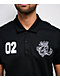 True Religion Logo Crest Sport Black Polo Shirt - Thumbnail image 3 of 5