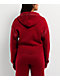 True Religion Logo Rhubarb Red Hooded Sweater - Thumbnail image 2 of 5