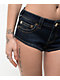 True Religion Low Rise Dark Wash Shorty Shorts - Thumbnail image 4 of 4