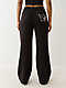 True Religion Lurex Buddha Black Straight Leg Sweatpants - Thumbnail image 2 of 4