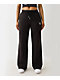 True Religion Lurex Buddha Black Straight Leg Sweatpants - Thumbnail image 1 of 4