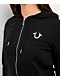 True Religion Lurex World Tour Black Zip Hoodie - Thumbnail image 3 of 4