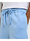 True Religion Mikey Tiger Script Blue Baggy Sweat Shorts - Thumbnail image 6 of 9