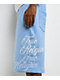 True Religion Mikey Tiger Script Blue Baggy Sweat Shorts - Thumbnail image 7 of 9