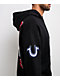 True Religion Multi Letter Logo Patch Black Hoodie - Thumbnail image 5 of 6