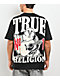 True Religion No. 1 Buddha Logo Black Heavyweight T-Shirt - Thumbnail image 1 of 3
