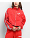 True Religion Nylon Red Shrunken Track Jacket - Thumbnail image 1 of 5