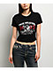 True Religion OG Crystal Buddha Black Crop T-Shirt - Thumbnail image 1 of 3