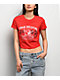 True Religion OG Crystal Buddha Red Crop T-Shirt - Thumbnail image 1 of 3