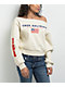True Religion Off Shoulder Winter White Crewneck Sweatshirt - Thumbnail image 1 of 4