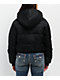 True Religion Patched Black Crop Puffer Jacket - Thumbnail image 2 of 7