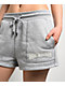 True Religion Patched Grey Sweat Shorts - Thumbnail image 3 of 4